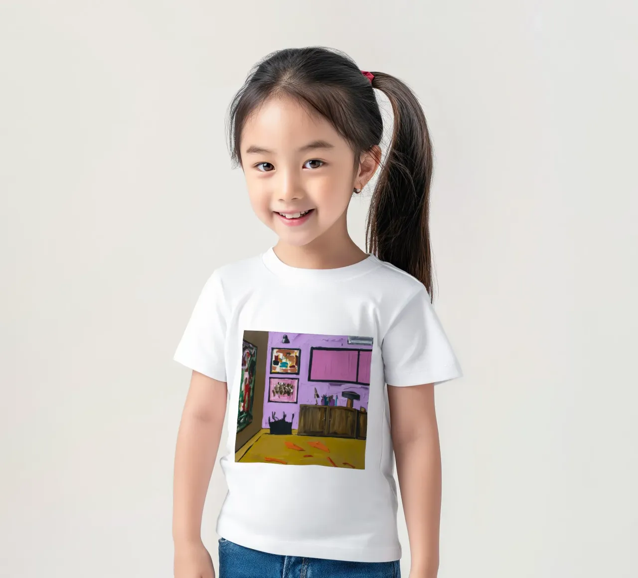 Array di gabinetto Roseate t-shirt bambini da Opal Strokes