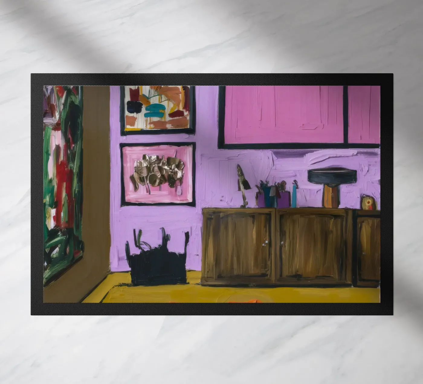 Roseate Cabinet Array doormat by Opal Strokes