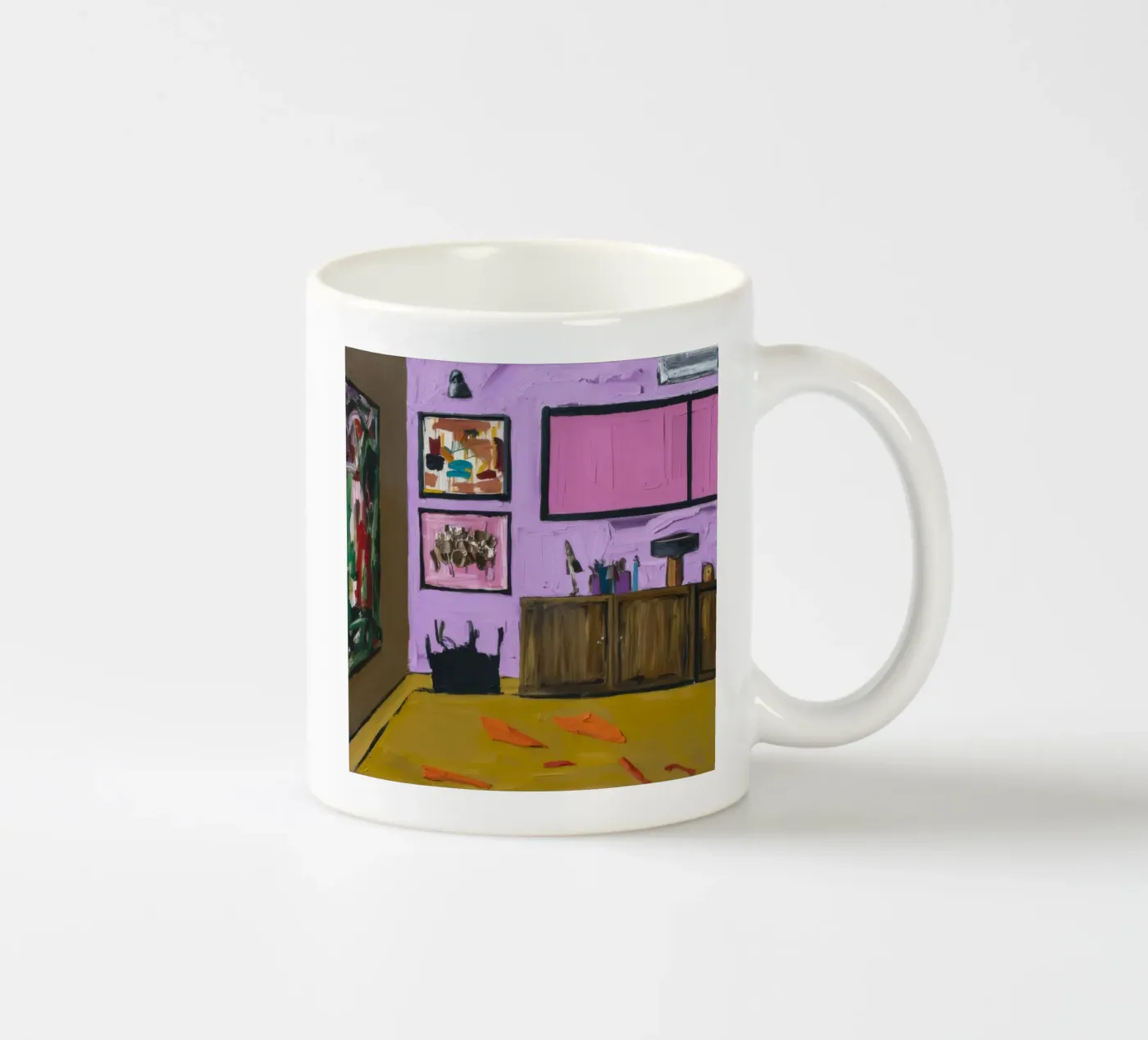 Roseate Cabinet Array ceramic mug by Opal Strokes