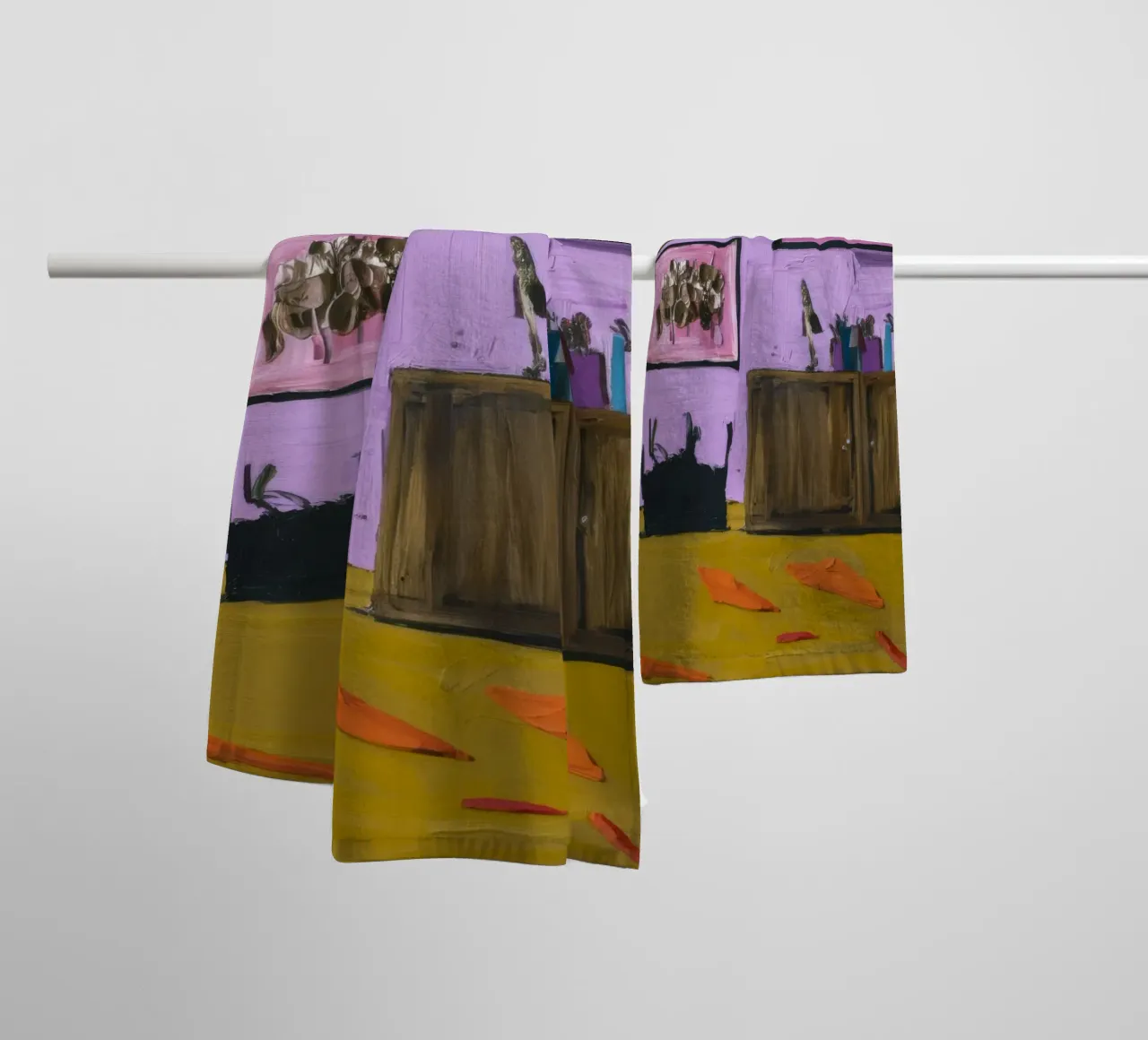 Roseate Cabinet Array towel by Opal Strokes