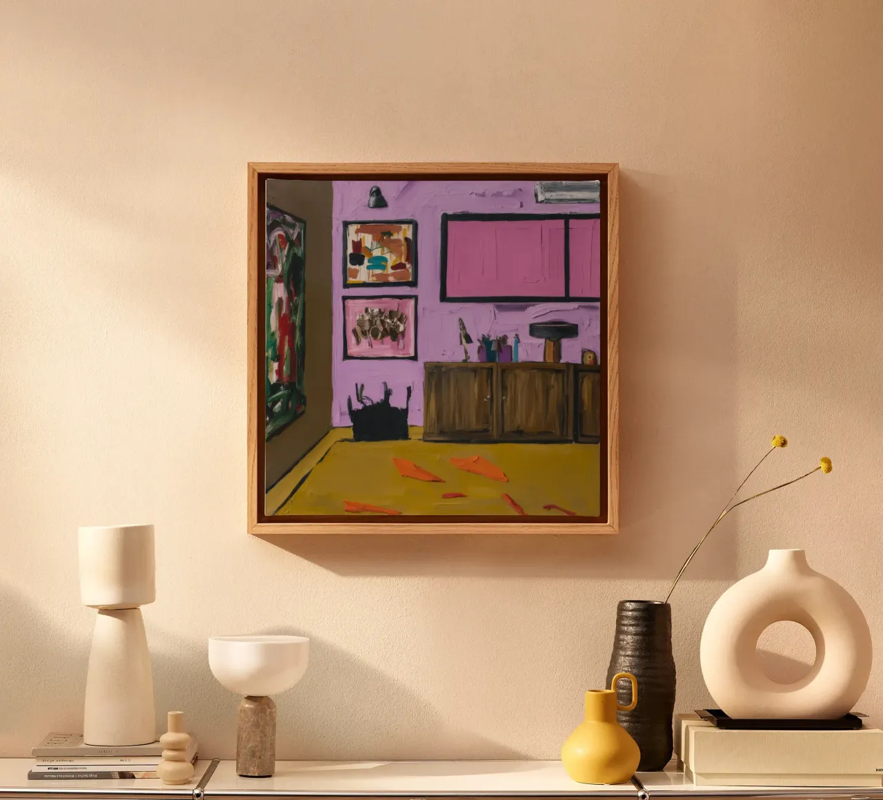 Roseate kast Array canvas van Opal Strokes