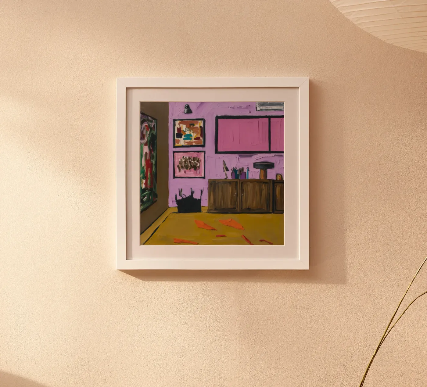 Tableau de l'armoire à glace poster de Opal Strokes