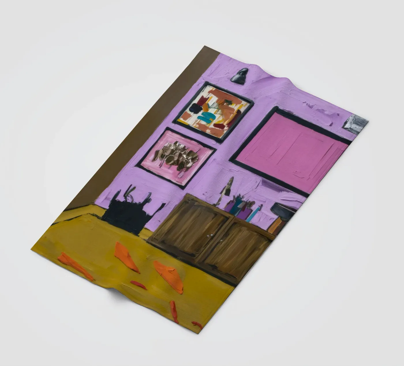 Roseate Cabinet Array fleece blanket by Opal Strokes