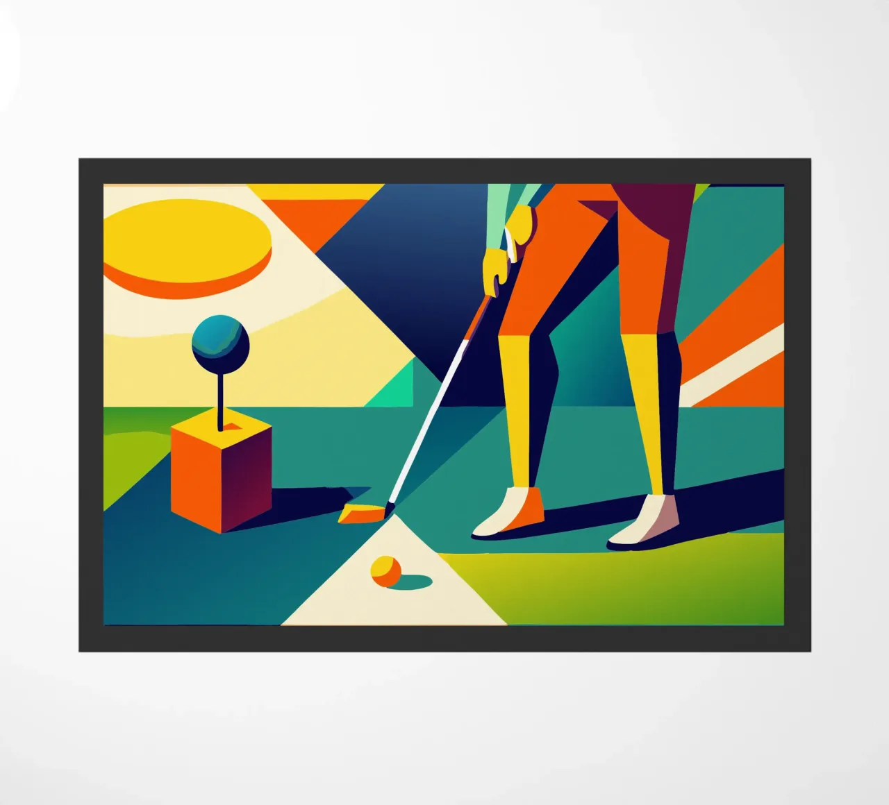 golf sport vector imagination doormat by Faiza