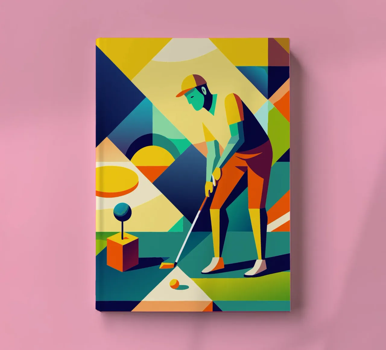golf sport vector verbeelding notitieboek van Faiza