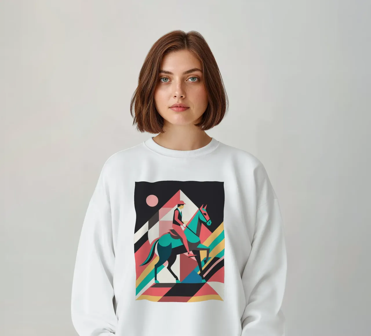 equitación deporte vector imaginación sudadera de Faiza