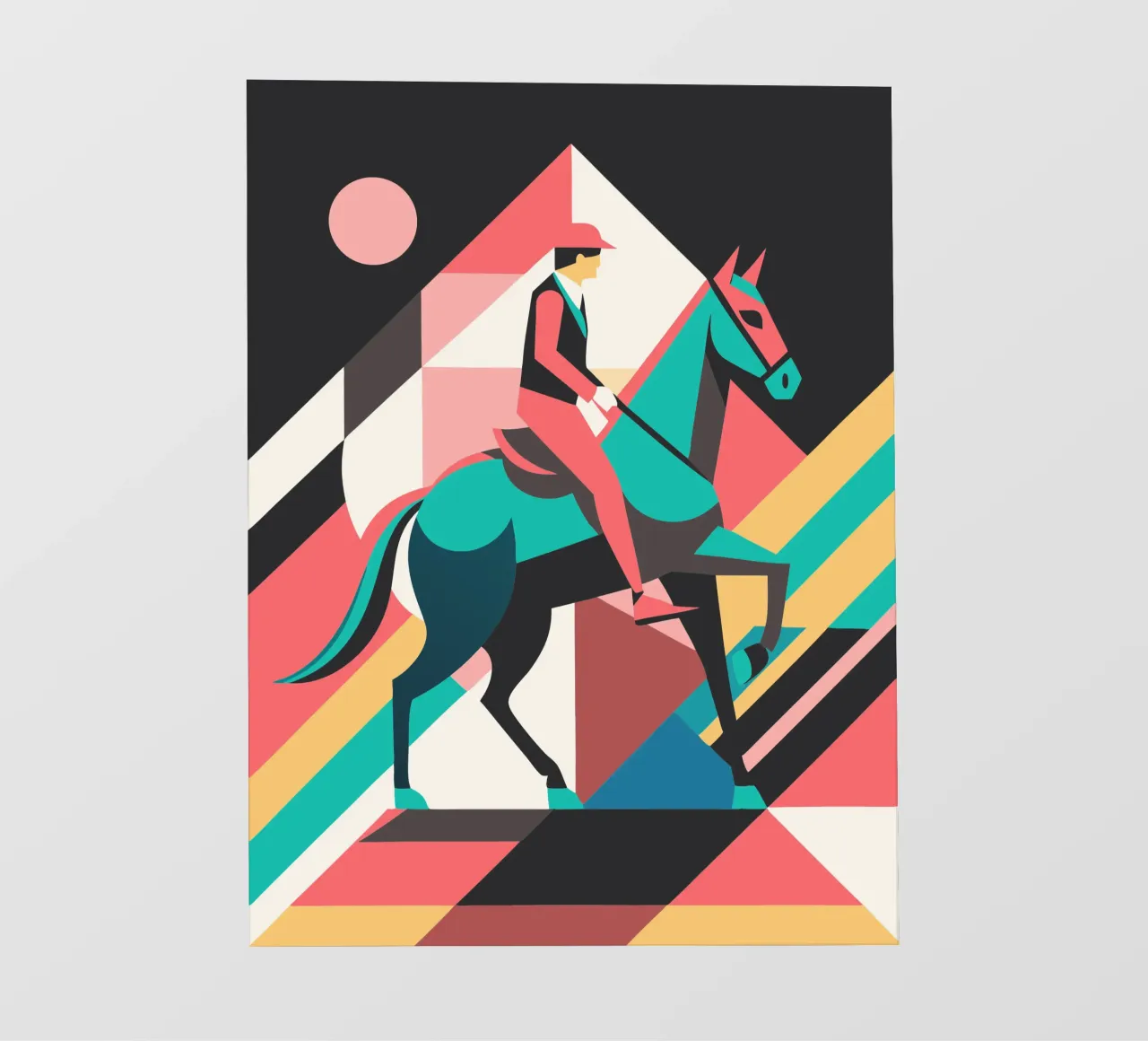equitación deporte vector imaginación papel para pared de Faiza