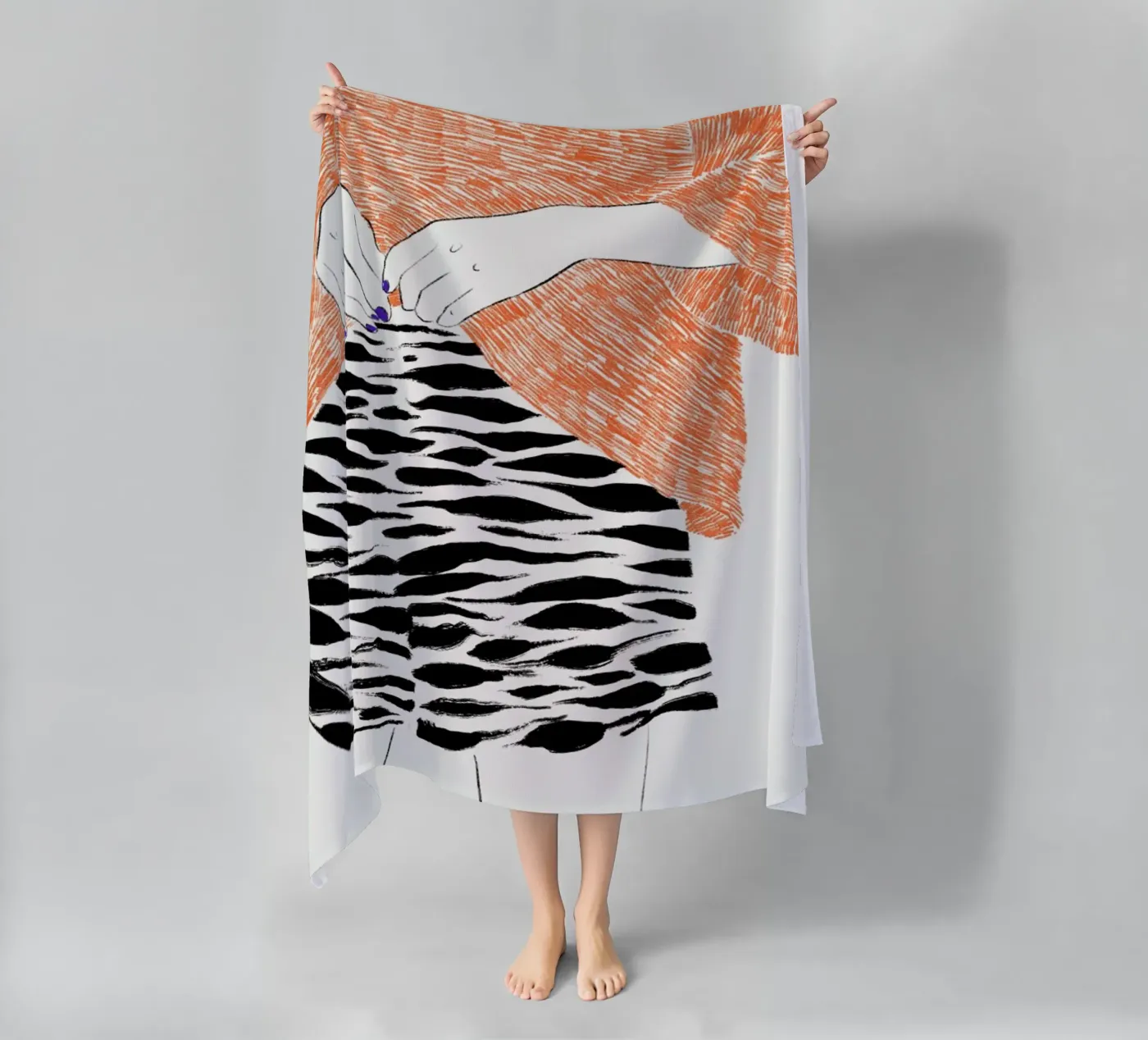French Tuck telo mare da Graphite