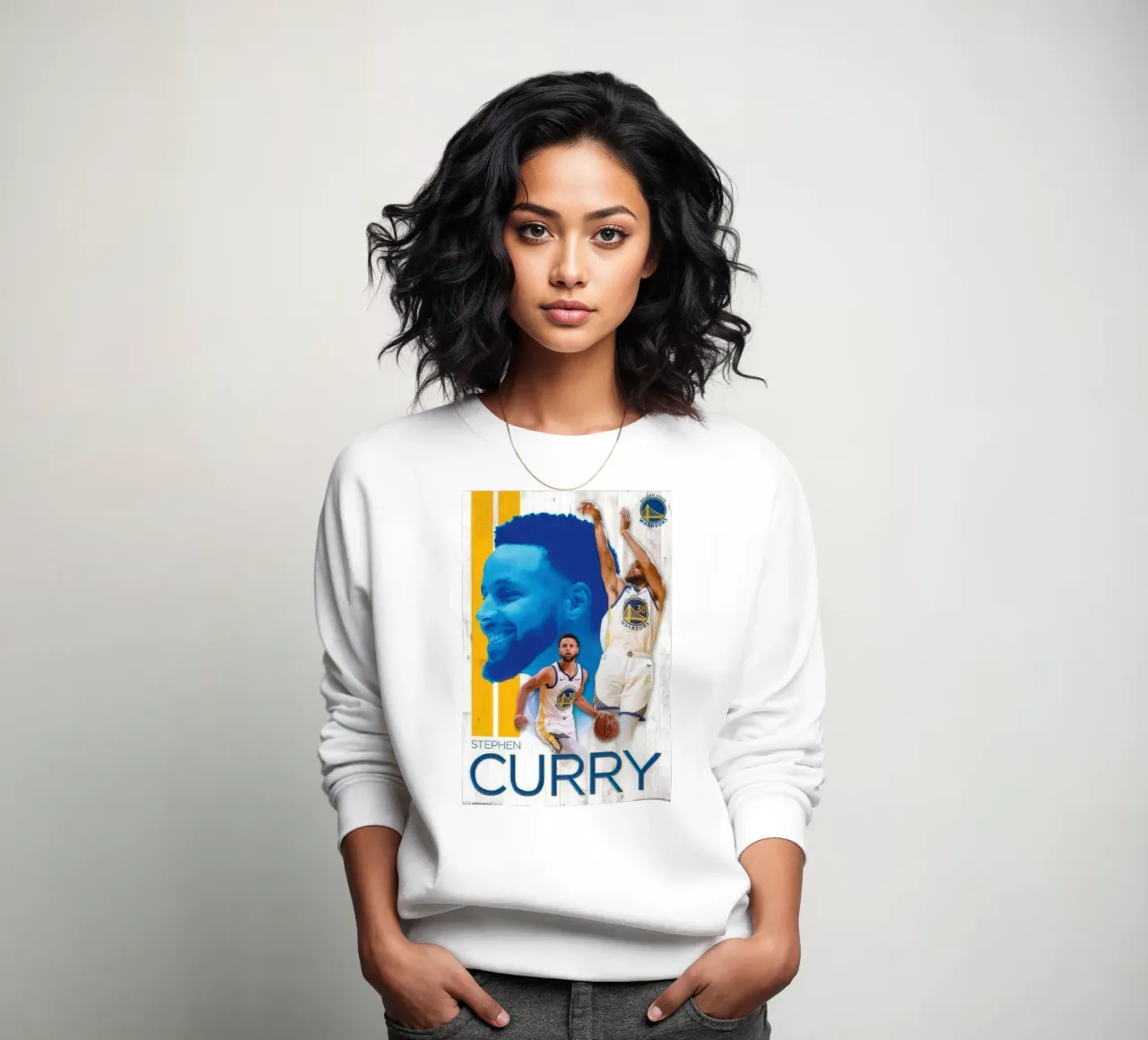 NBA Golden State Warriors - Stephen Curry 19 felpa da nice sport