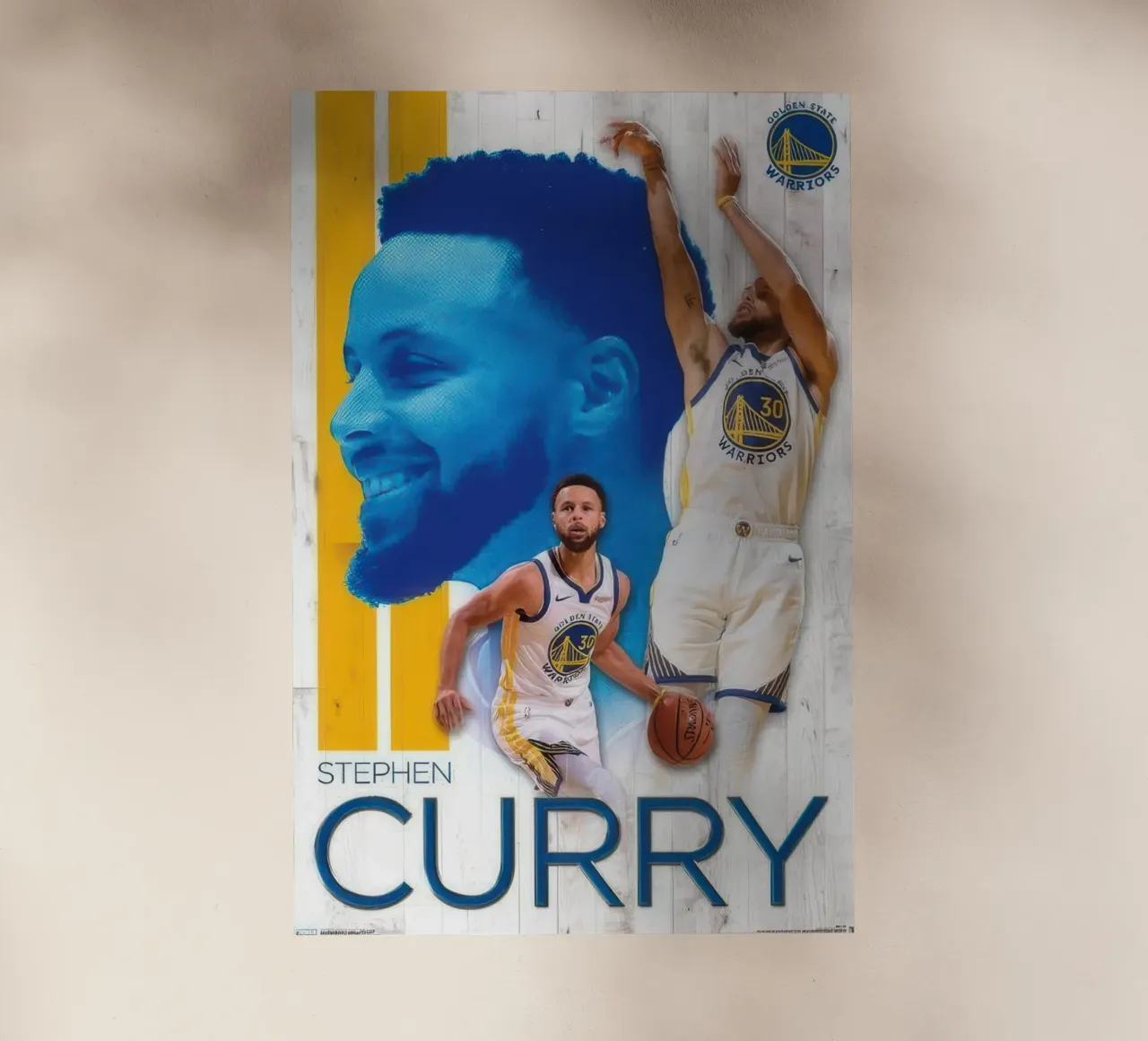NBA Golden State Warriors - Stephen Curry 19 pellicola backlit da nice sport
