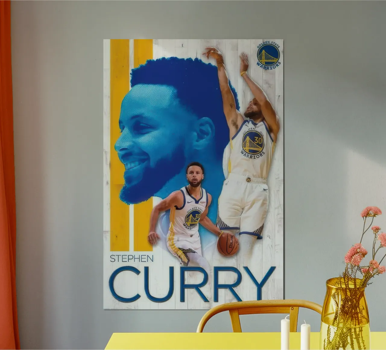 NBA Golden State Warriors - Stephen Curry 19 poster da nice sport