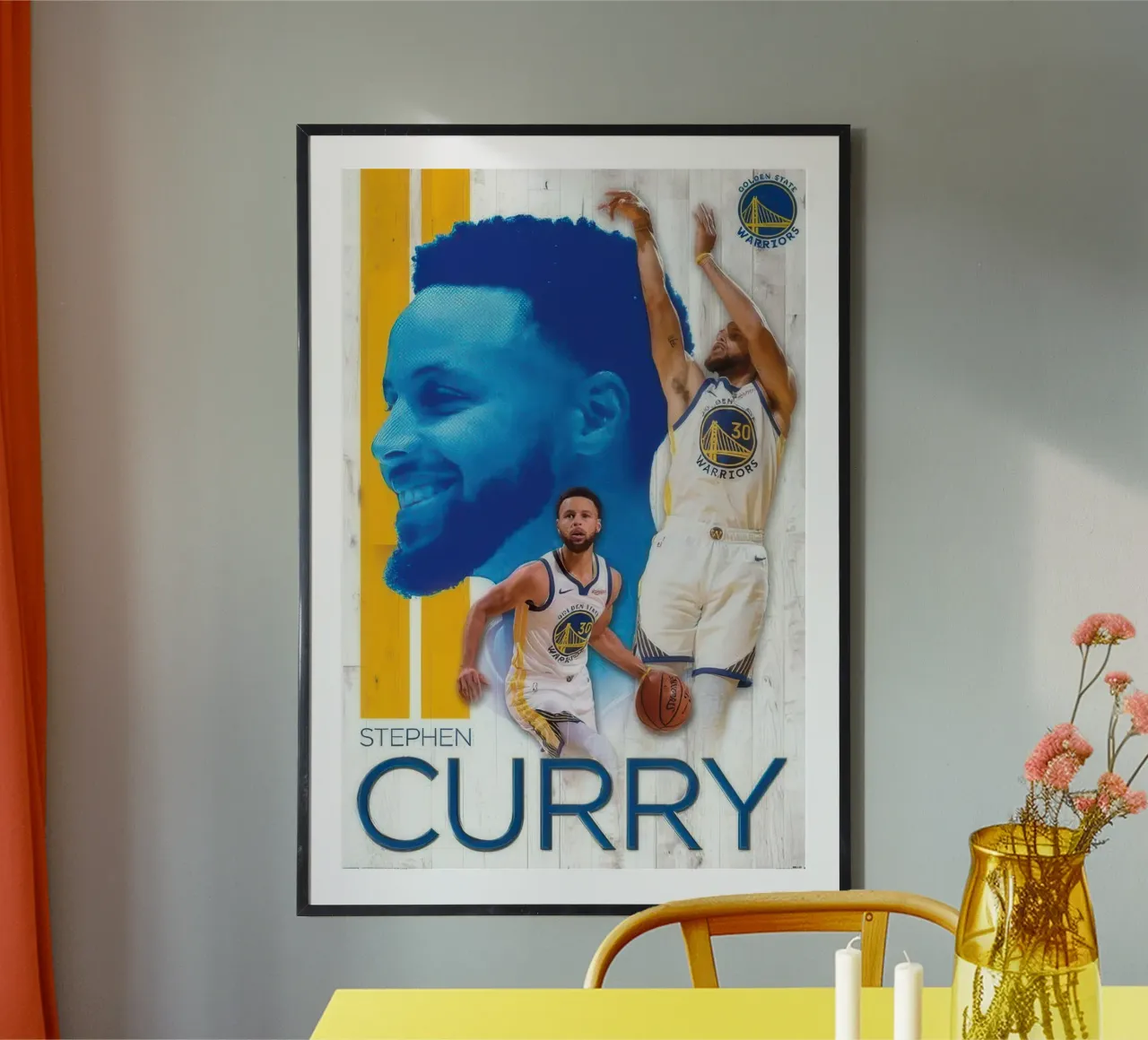 NBA Golden State Warriors - Stephen Curry 19 poster da nice sport