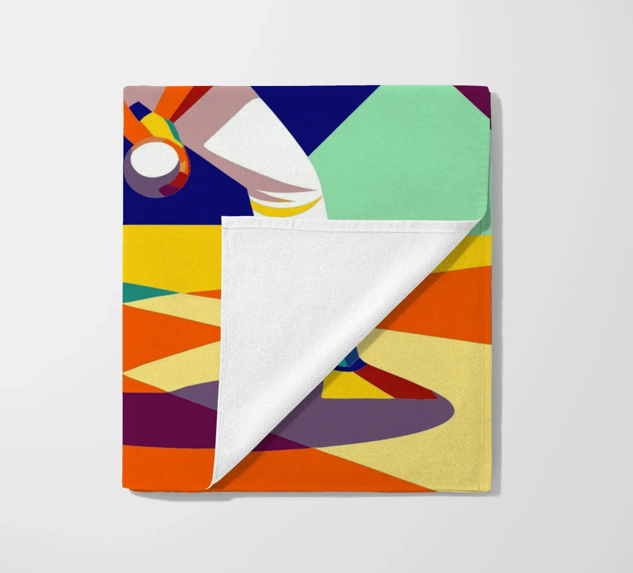 pitcher player sport vector imagination beach towel by Faiza