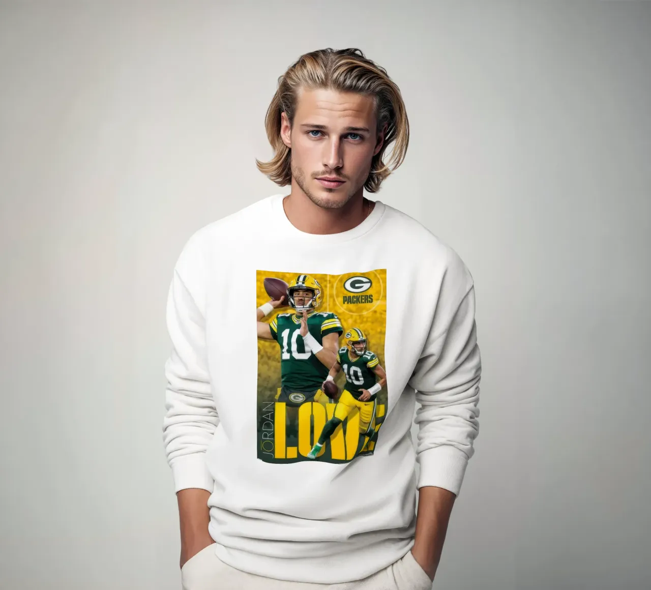 NFL Green Bay Packers - Jordan Love 24 Sweatshirt von nice sport