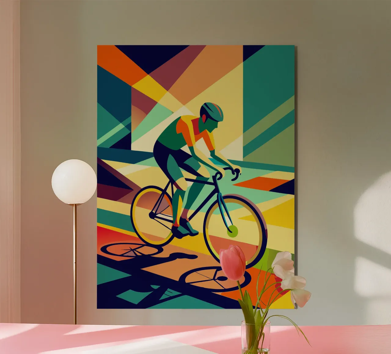 bicicletta da corsa sport immaginazione vettoriale alluminio dibond da Faiza