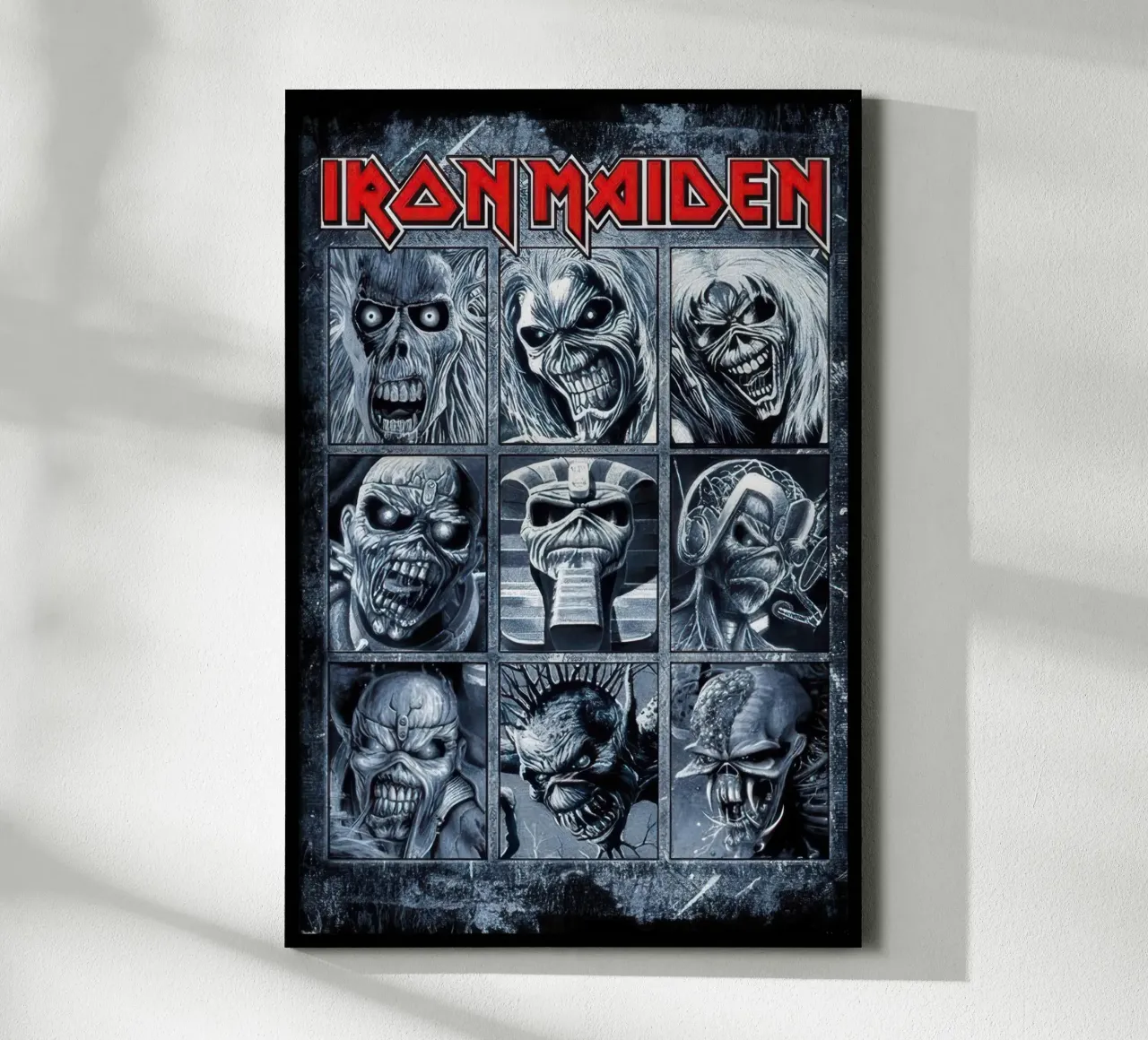Iron Maiden - Grid hahnemühle by Band Merch
