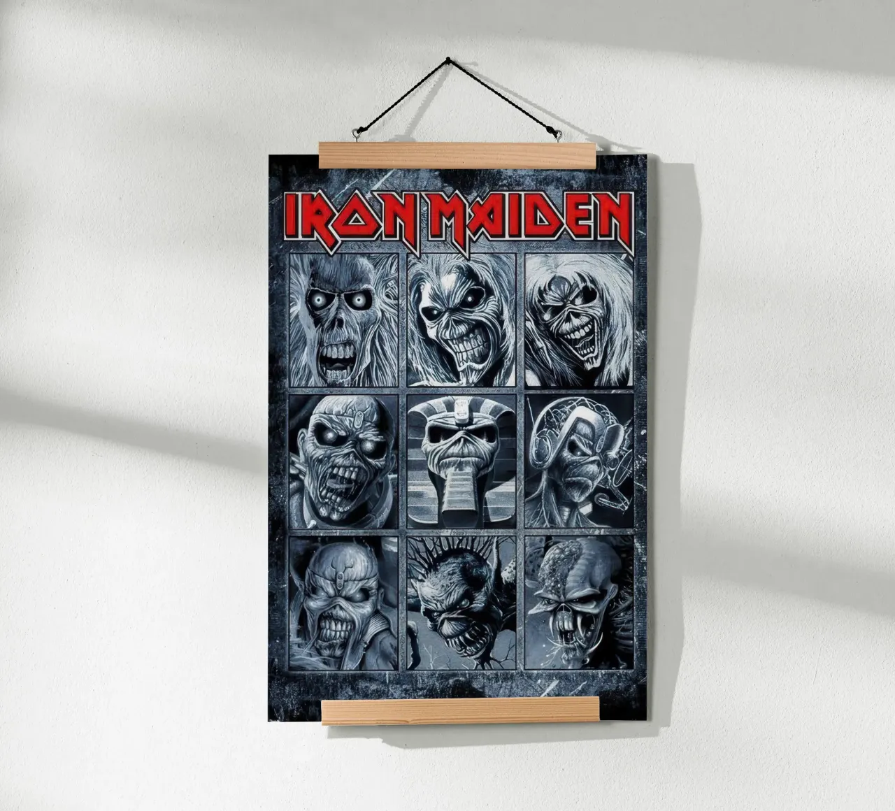 Iron Maiden - Grid hahnemühle by Band Merch