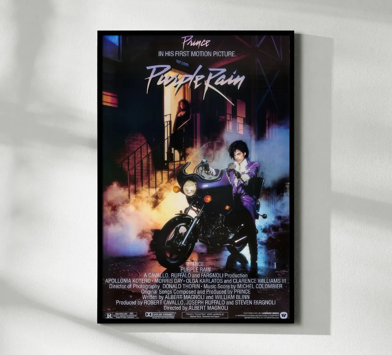 PRINCE.  PIOGGIA VIOLA [1984] poster da Band Merch