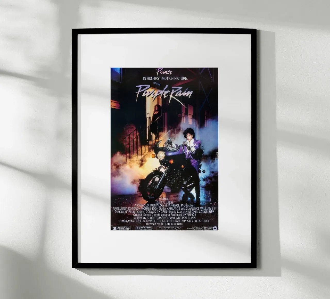 PRINCE.  PIOGGIA VIOLA [1984] poster da Band Merch