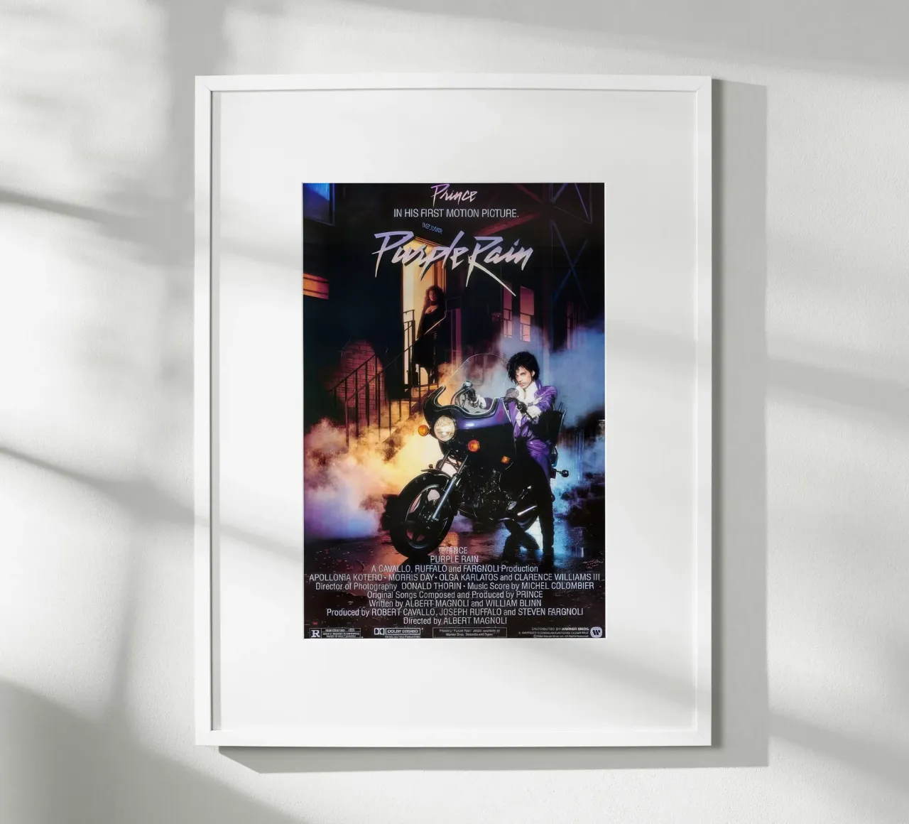 PRINCE.  PIOGGIA VIOLA [1984] poster da Band Merch