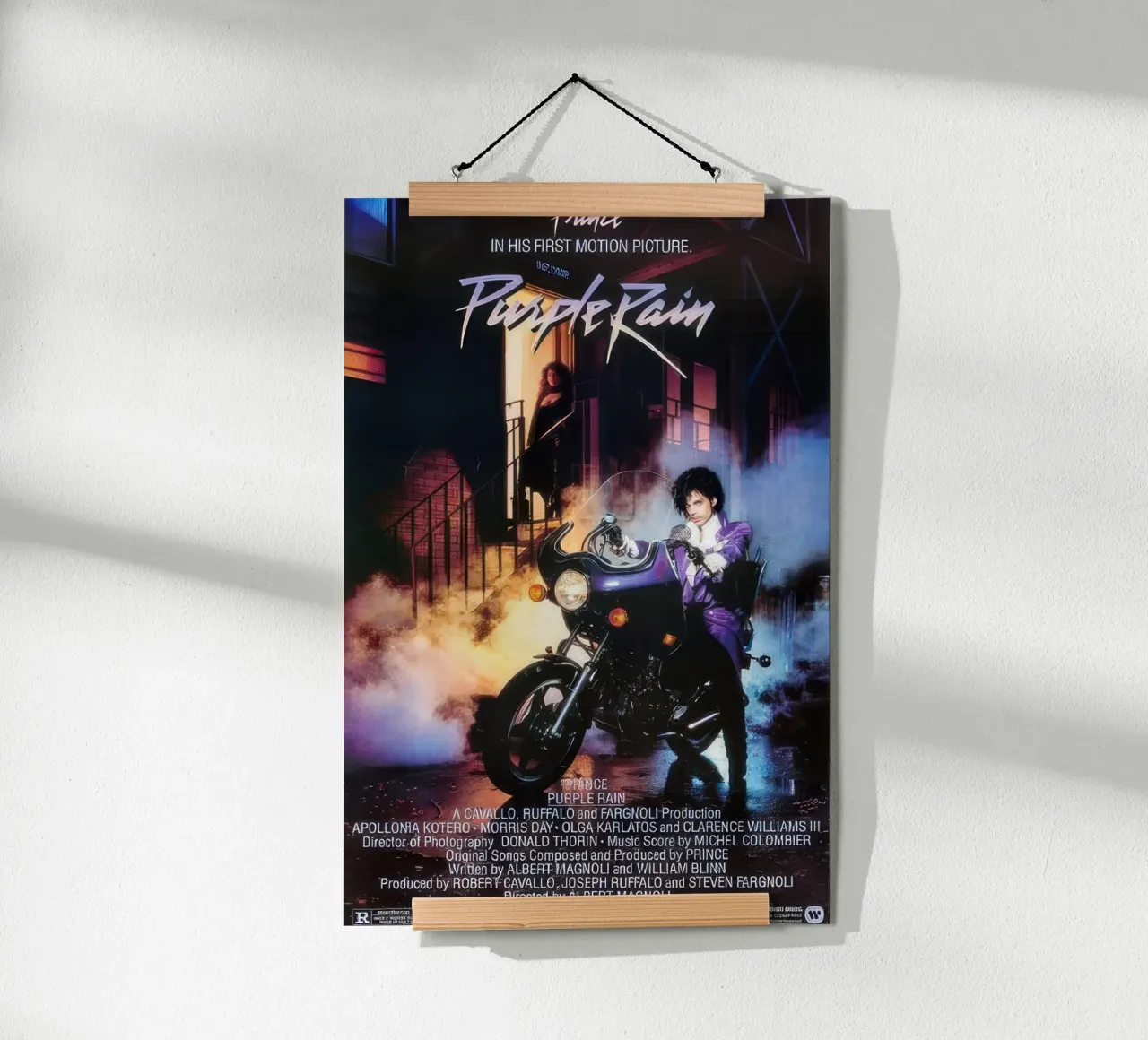 PRINCE.  PIOGGIA VIOLA [1984] poster da Band Merch