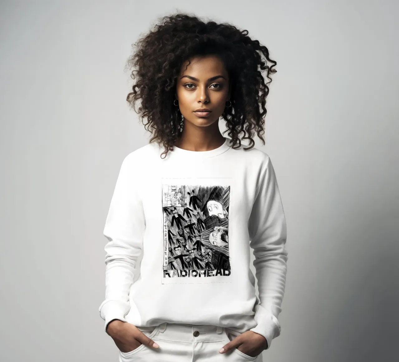 Radiohead - Scribble felpa da Band Merch