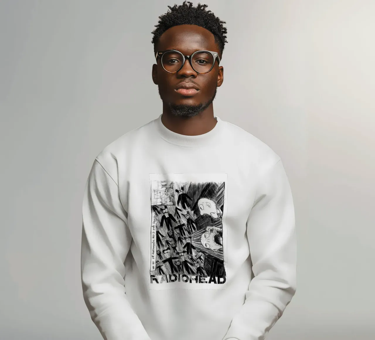 Radiohead - Scribble felpa da Band Merch
