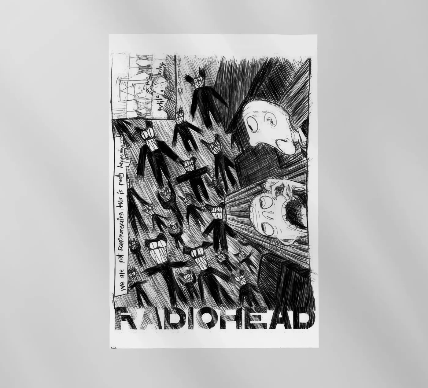 Radiohead - Scribble pellicola backlit da Band Merch