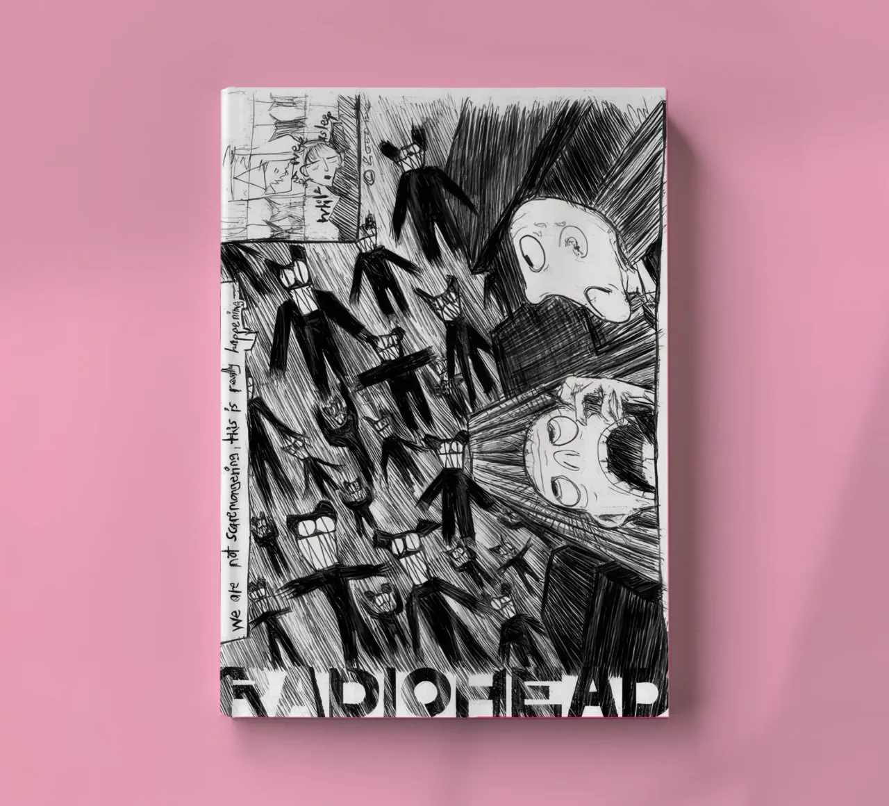 Radiohead - Scribble notebook by Band Merch