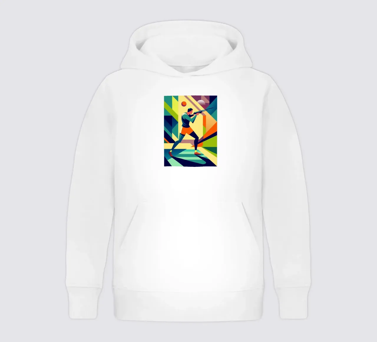 schieten sport vector verbeelding kunst kinder hoodie van Faiza