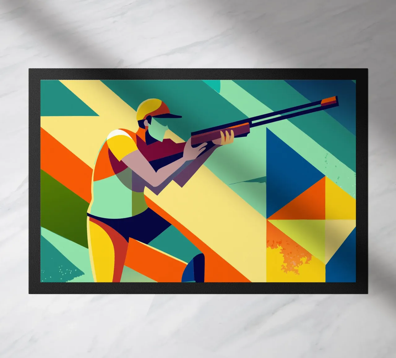 tiro deporte vector imaginación felpudo de Faiza