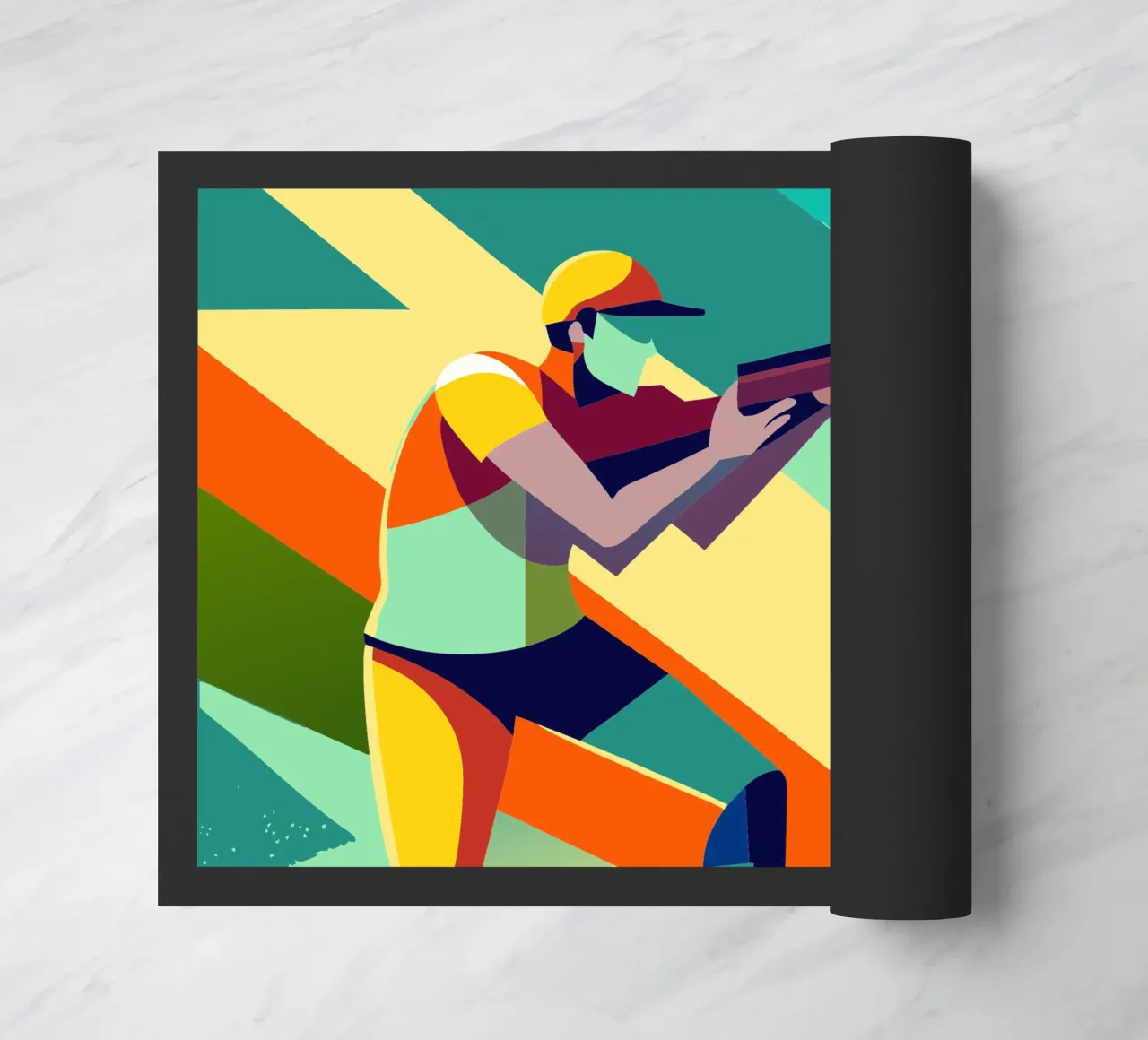 tiro deporte vector imaginación felpudo de Faiza