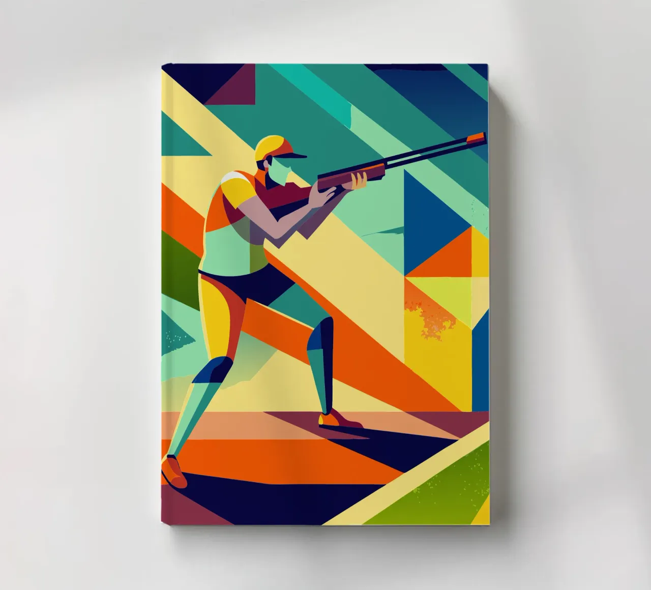 shooting sport vector imagination notebook by Faiza