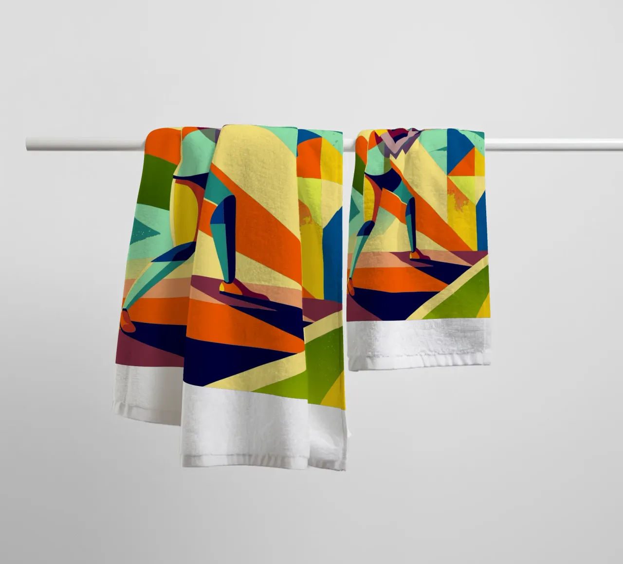tiro deporte vector imaginación toalla de baño de Faiza