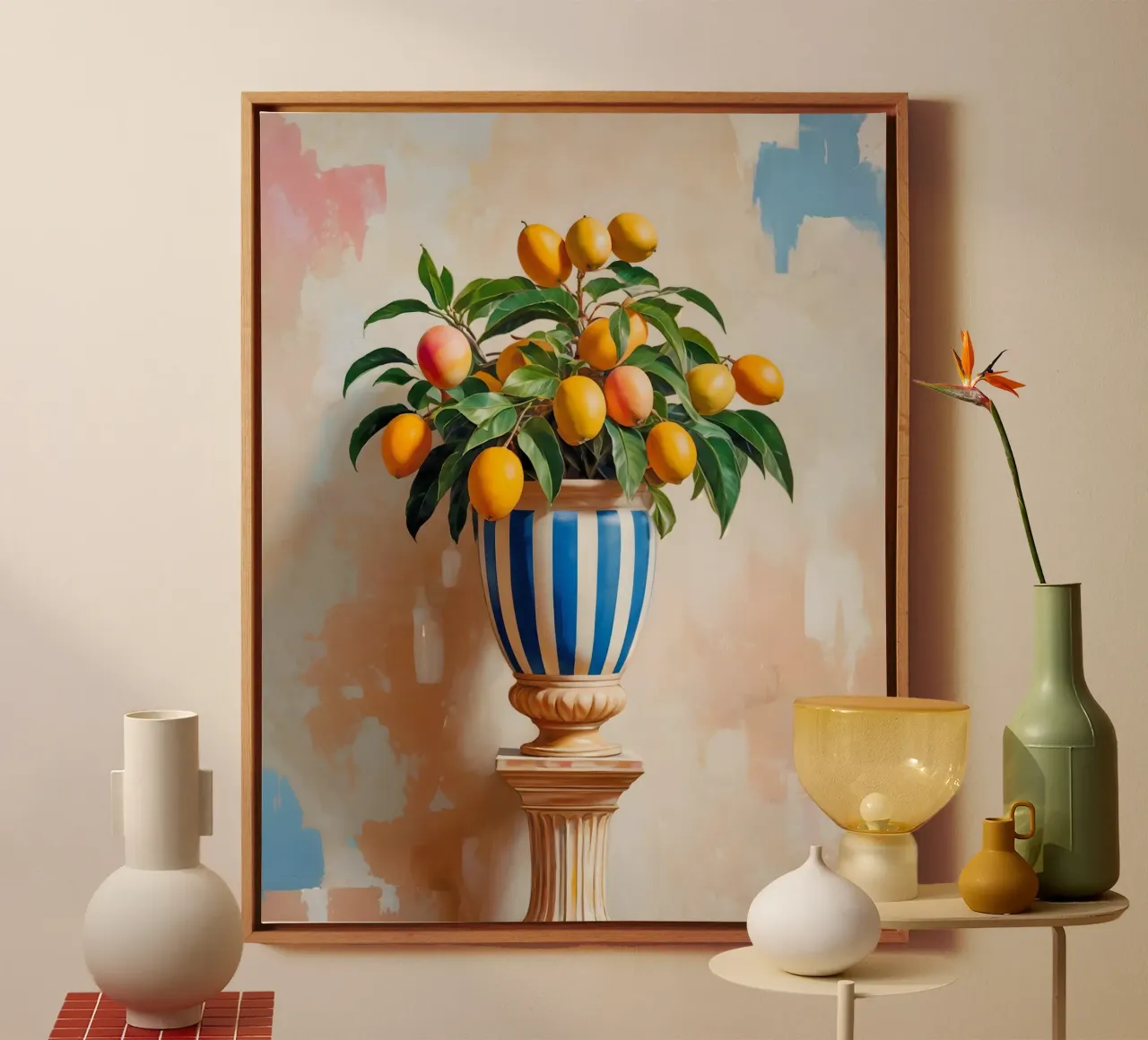 Mangoseizoen canvas met Baklijst van 83oranges