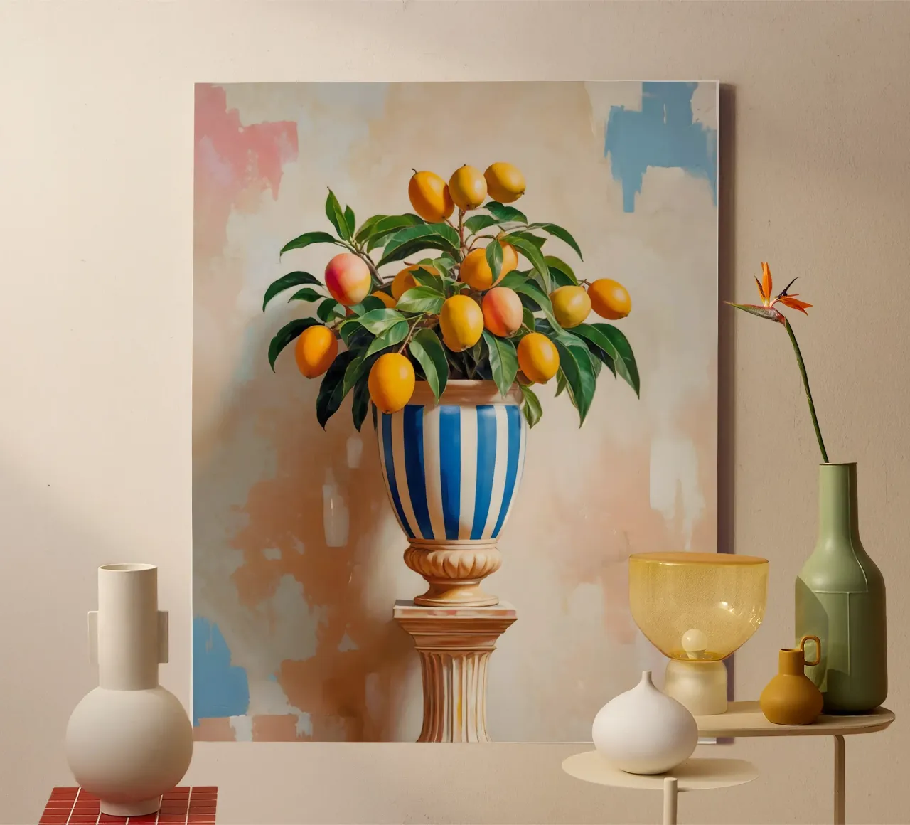 Mangoseizoen canvas met Baklijst van 83oranges
