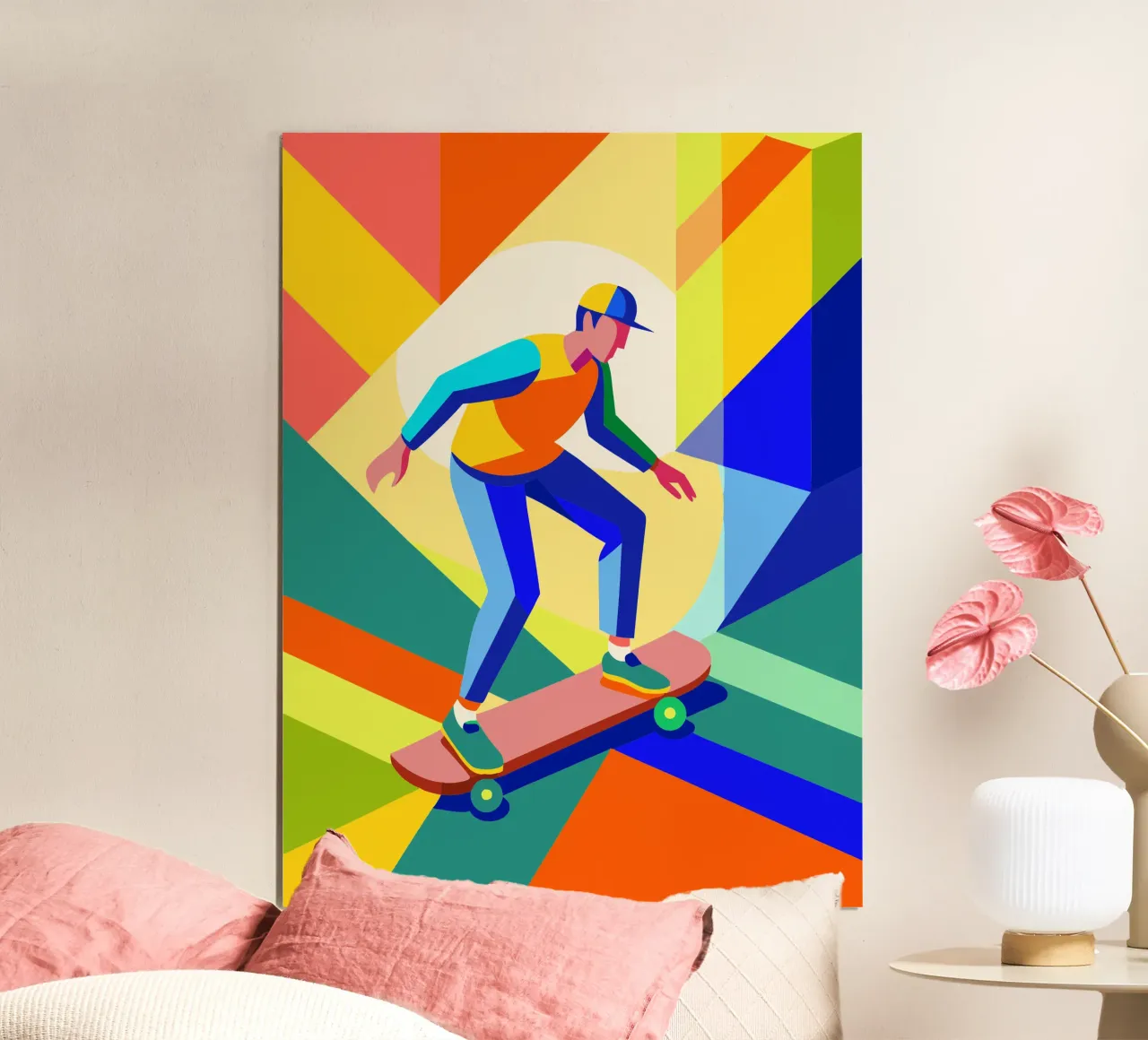 skateboarding player sport vector imagination hahnemühle by Faiza