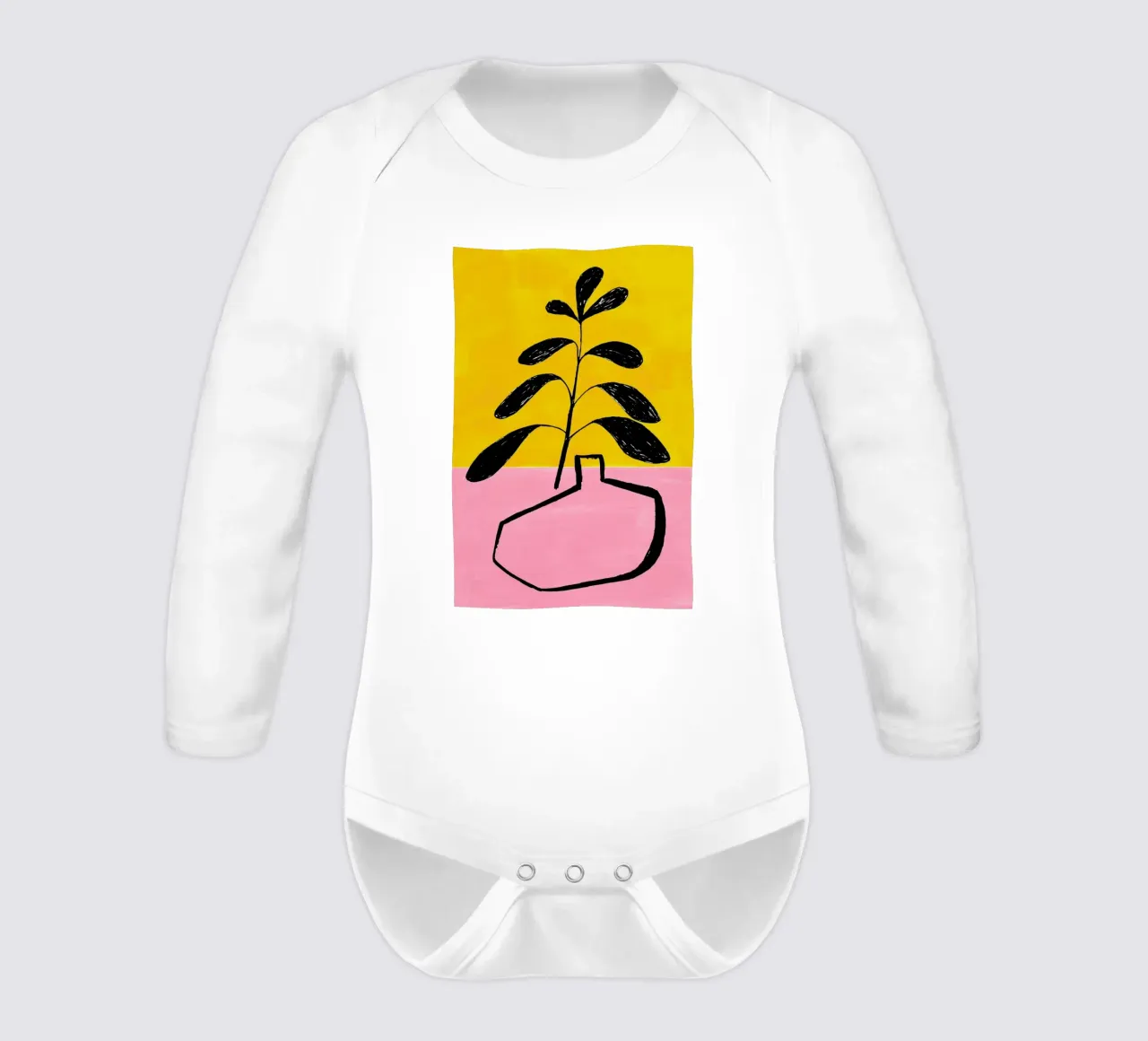 At Home long-sleeve baby romper by EnShape