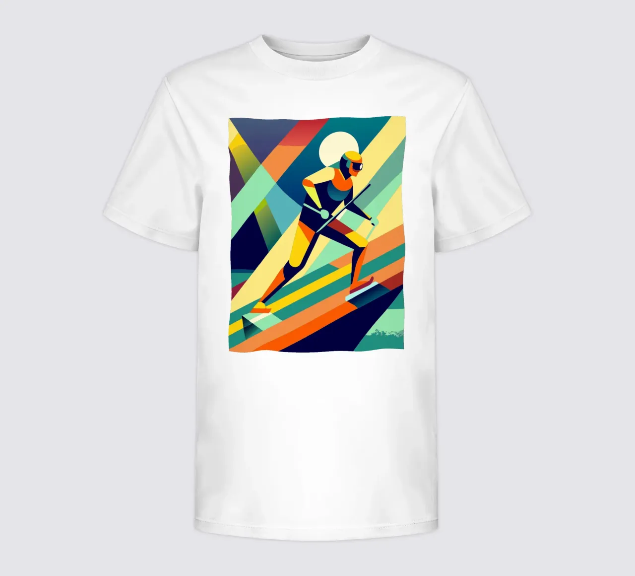 skisport vektor vorstellung Kinder T-Shirt von Faiza