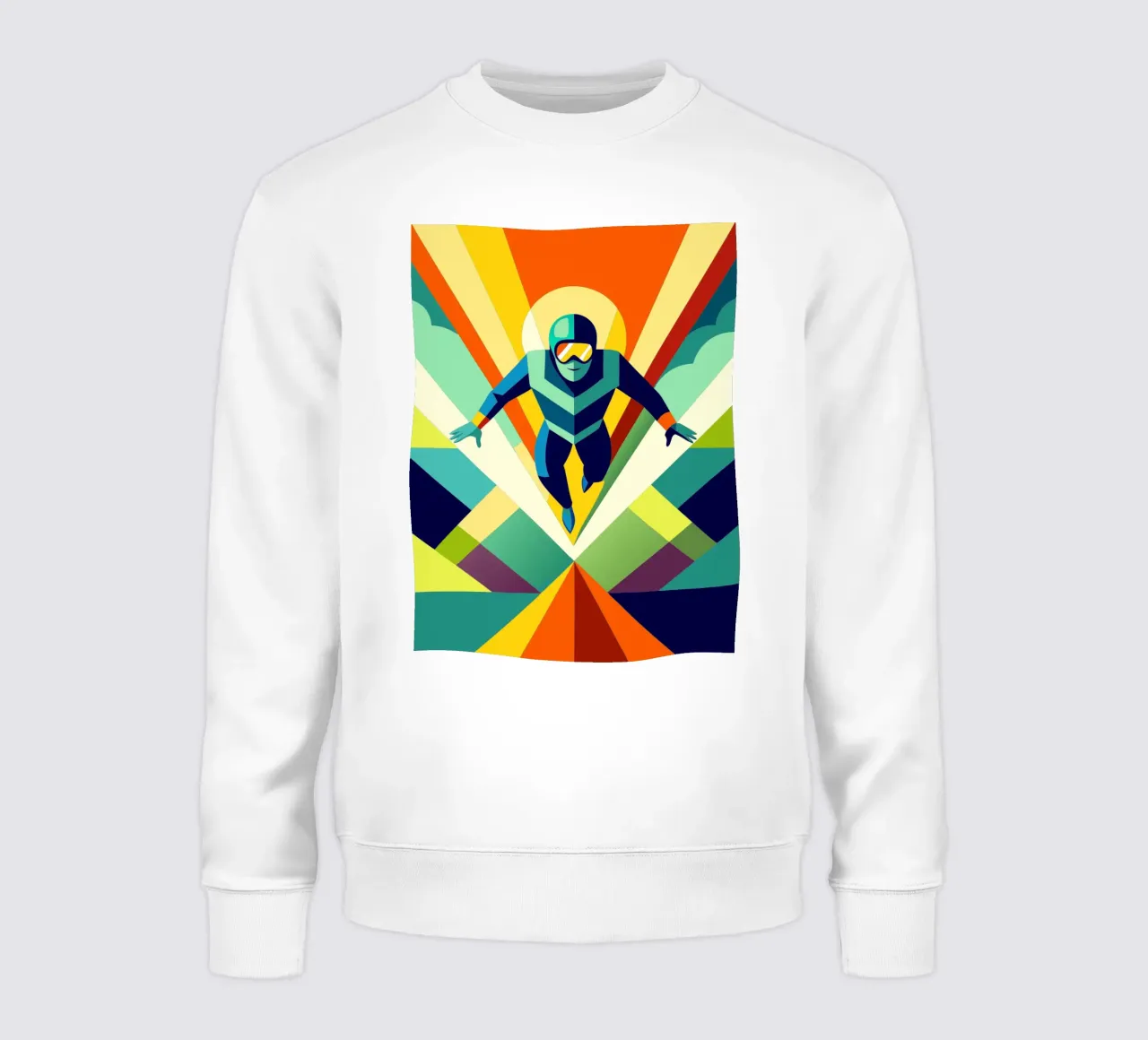 paracaidismo deporte vector imaginación sudadera de Faiza