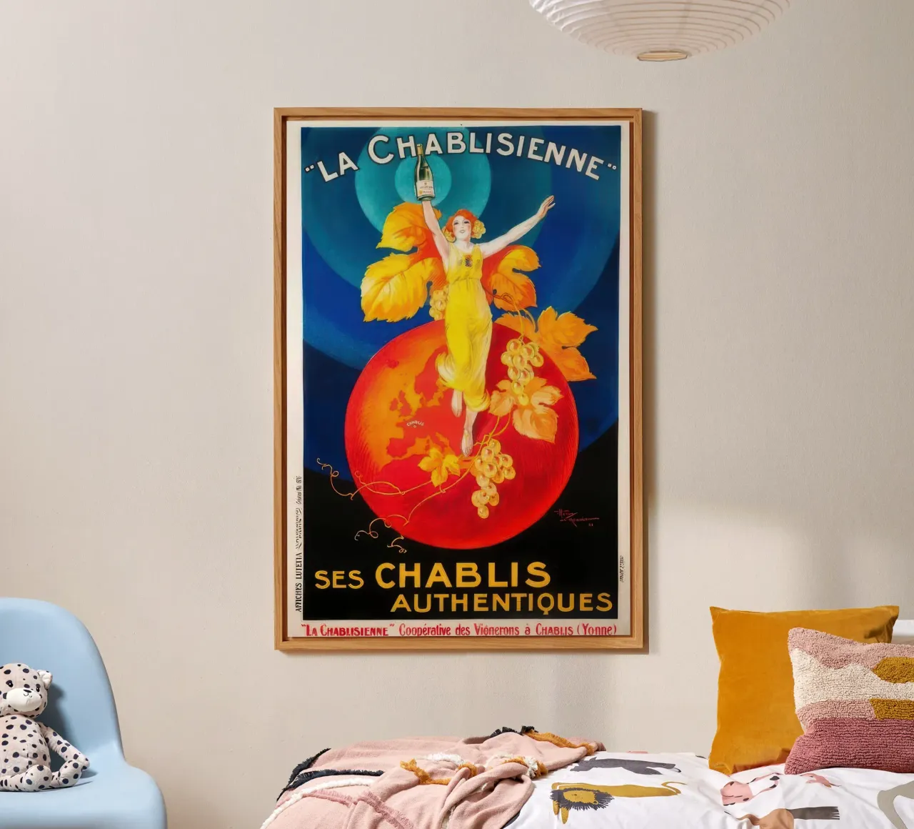 La Chablisienne Autentico Chablis alluminio dibond da Beauty wall