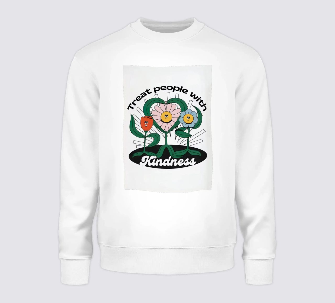 Trattare le persone con gentilezza felpa da Rene Shop