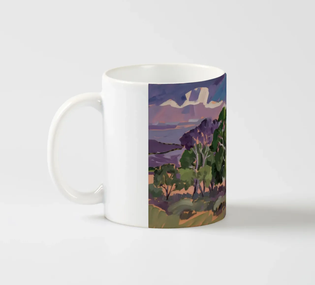 Sentinelle del fiume tazza in ceramica da Radiance Landscape
