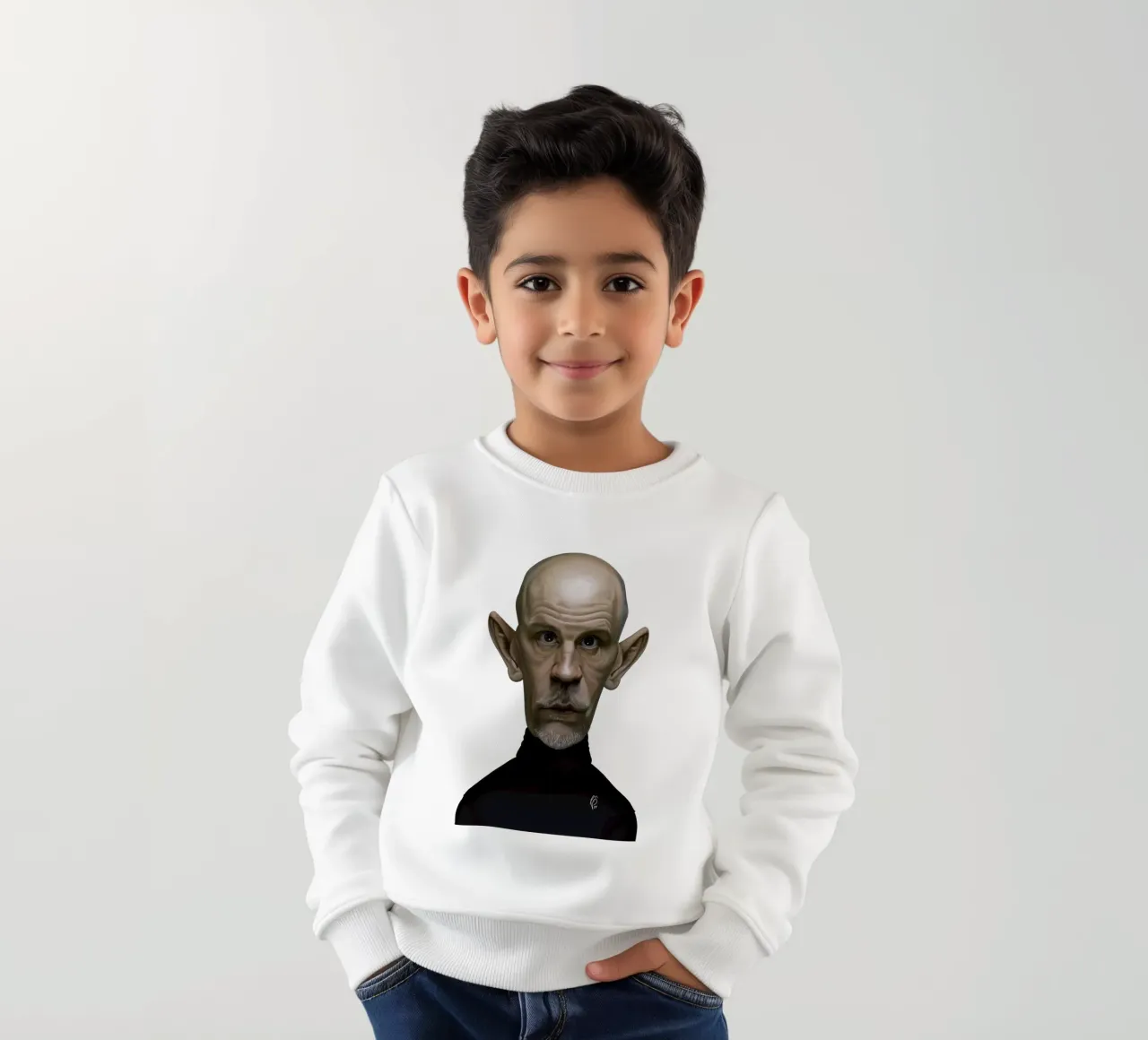 John Malkovich felpa bambino da Rob Art | Illustration