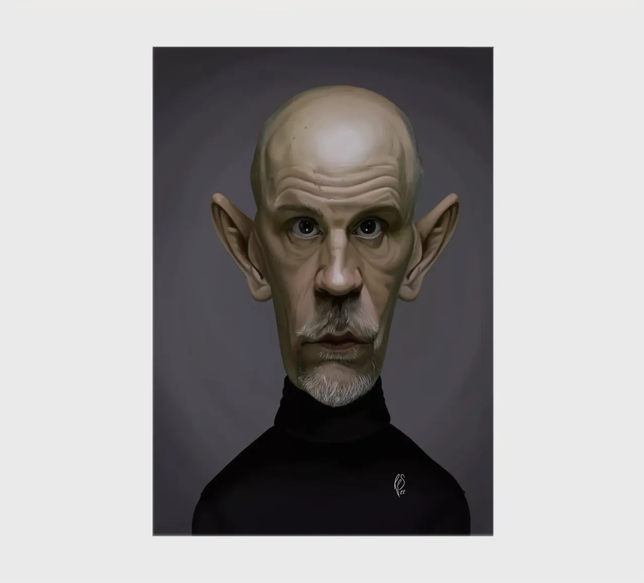 John Malkovich notebook by Rob Art | Illustration