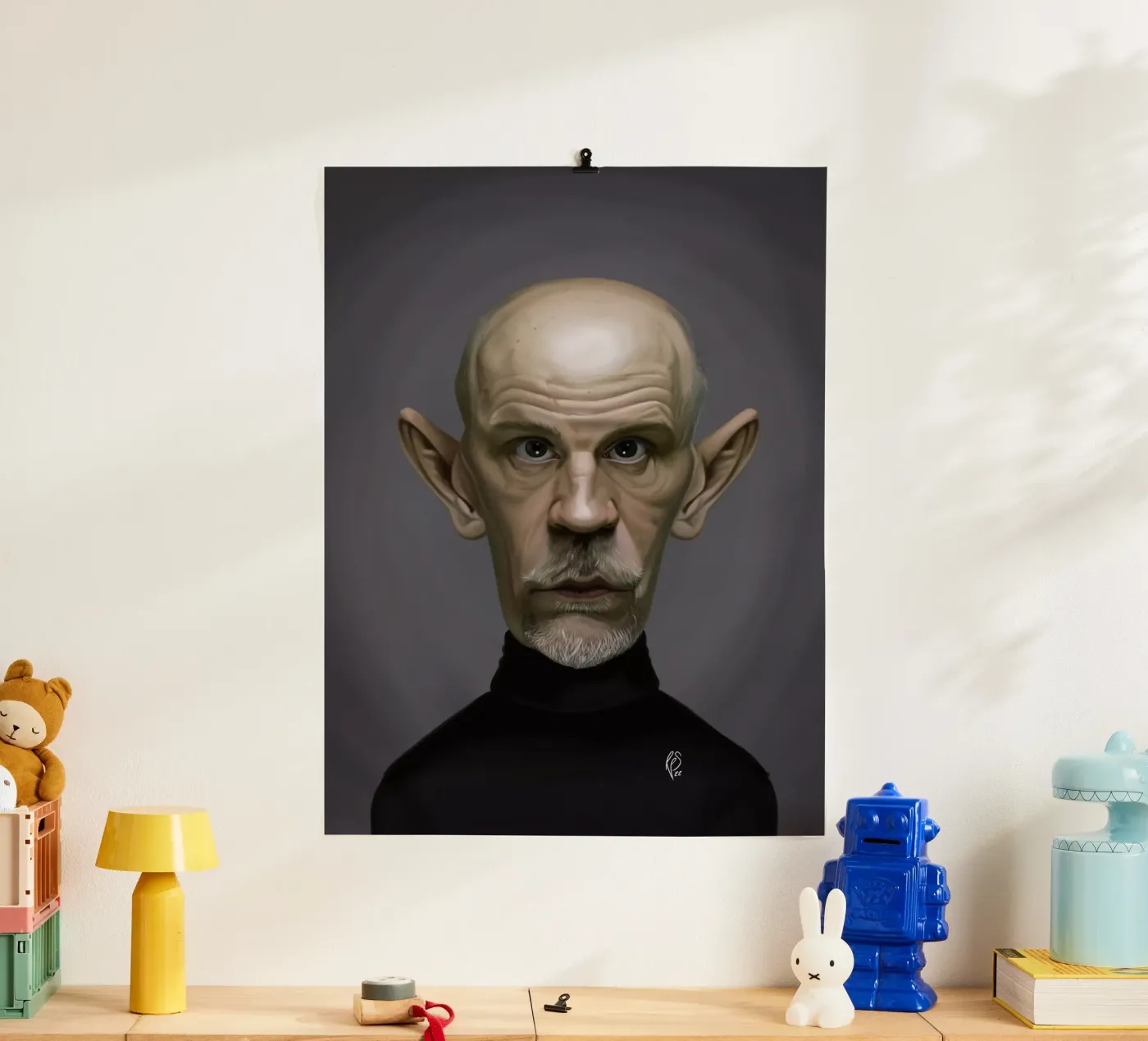 John Malkovich poster da Rob Art | Illustration