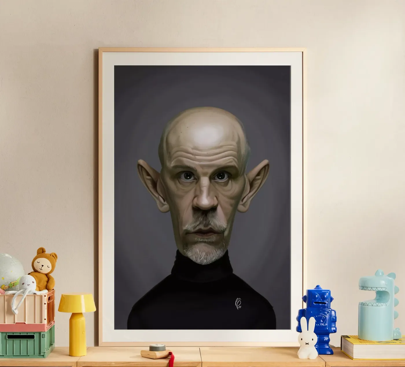 John Malkovich poster da Rob Art | Illustration