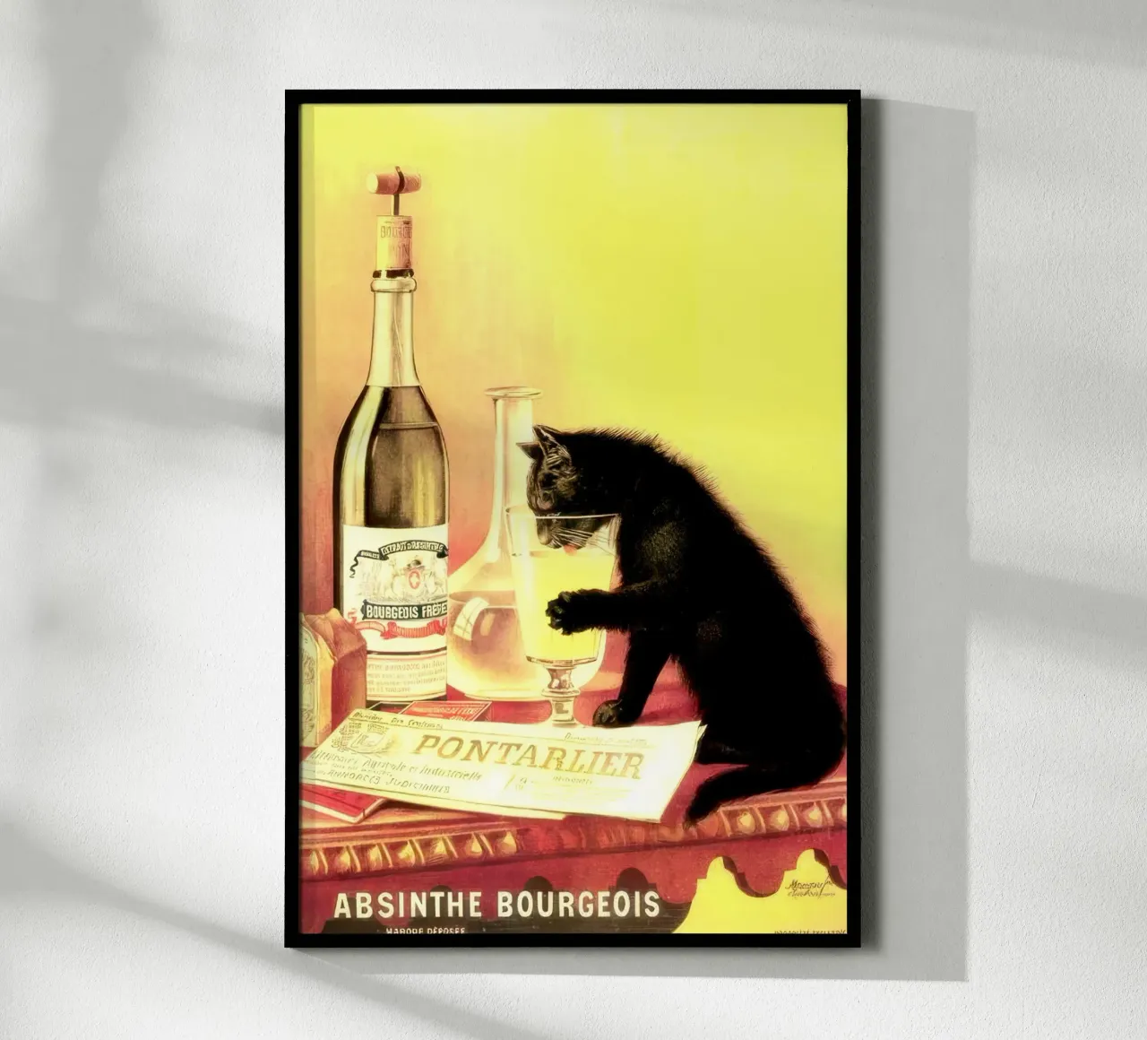 Assenzio borghese poster con telaio in alluminio da Beauty wall