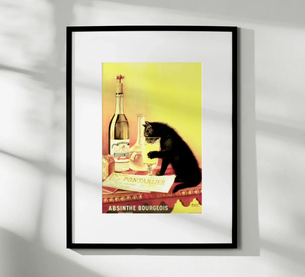 Assenzio borghese poster con telaio in alluminio da Beauty wall