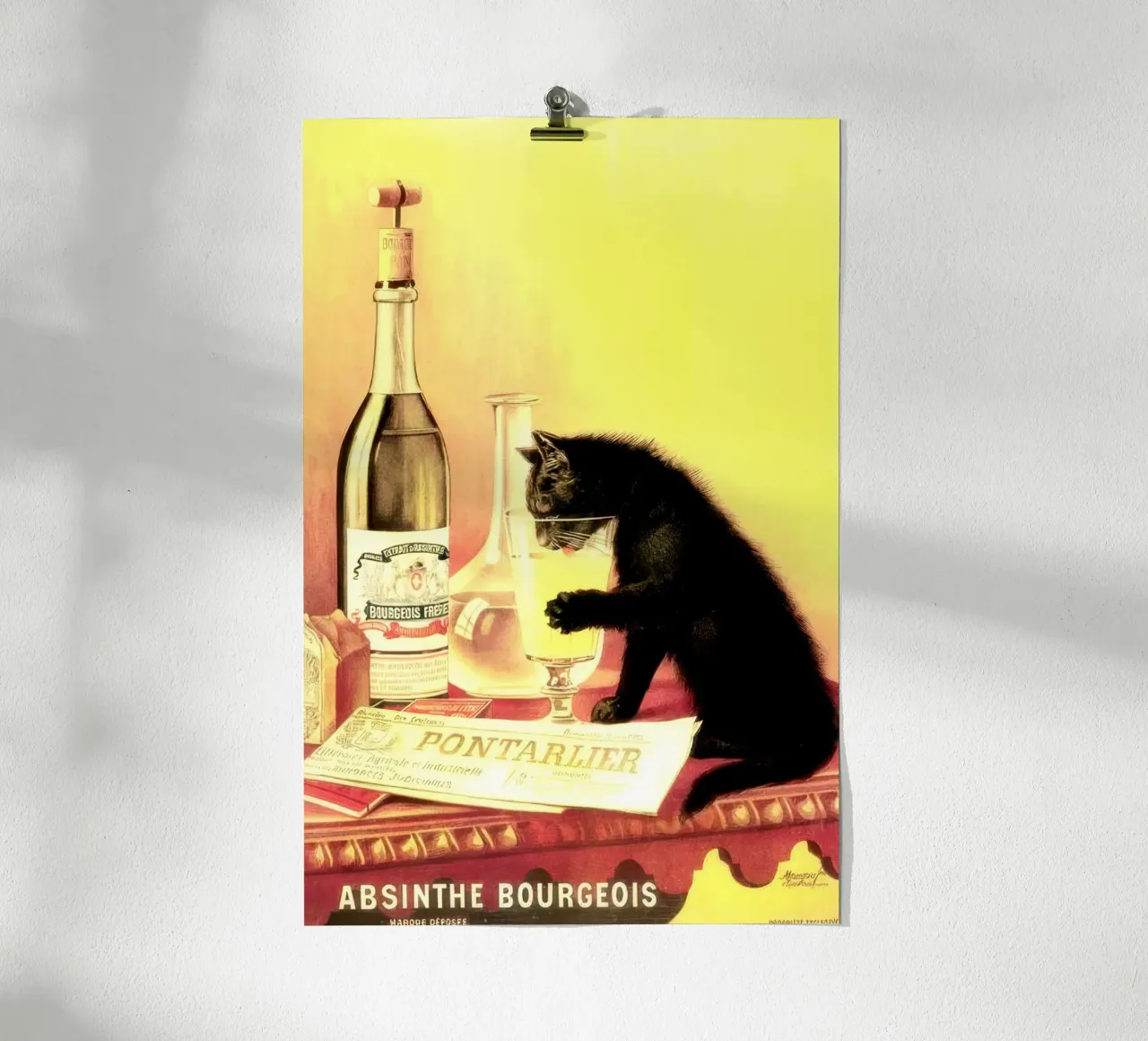 Assenzio borghese poster con telaio in alluminio da Beauty wall